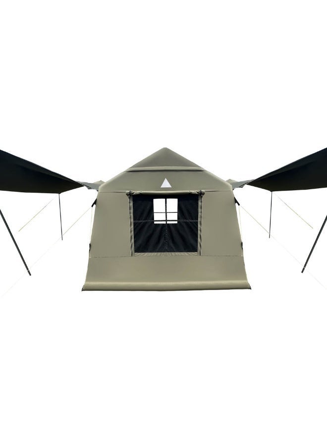 Wander - Inflatable Air Beam Glamping Tent with Dual Tarp & Electric Pump - Image 1