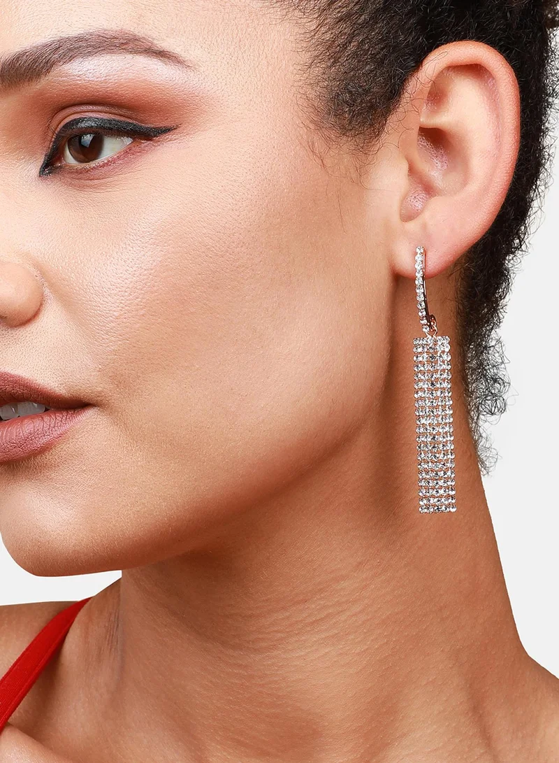 سوهي أقراط غربية صناعية متدلية مجوهرات