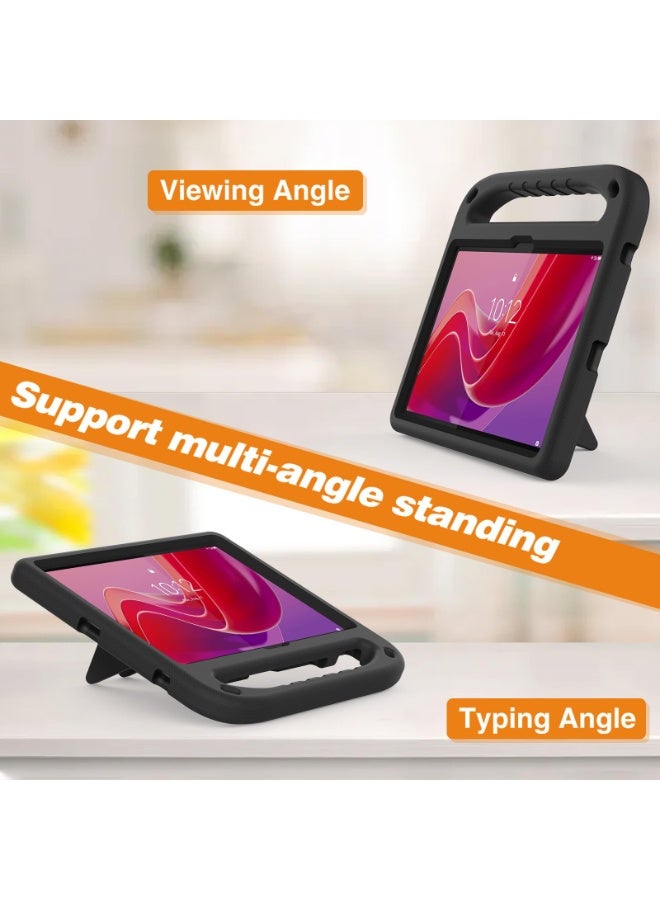 general Shocked Case Compatible with Lenovo Tab 10.1 Inch 2025 (TB311FU), Lightweight EVA Kids Friendly Shockproof Protective Case Cover with Handle and Invisible Bracket - Image 3