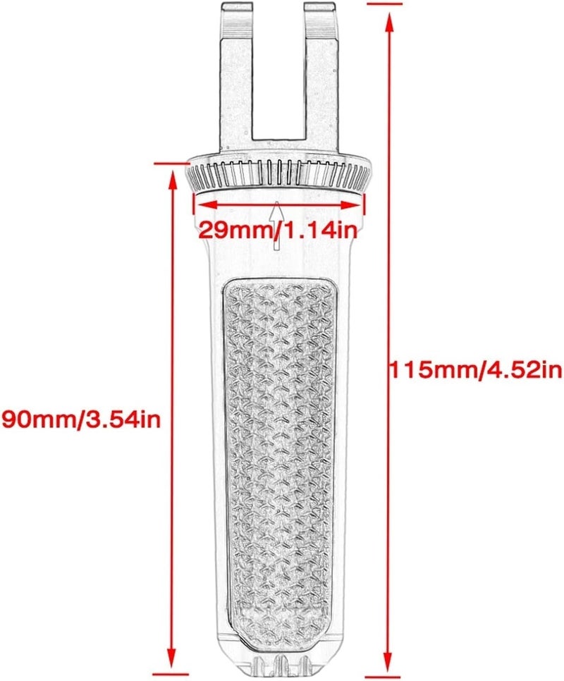 Wivplex Motorcycle Foot Pegs for Yamaha Models - Image 2