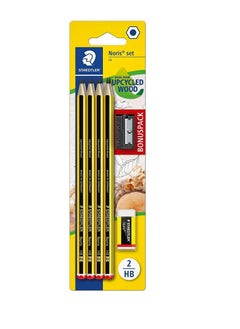 STAEDTLER 8-Piece Noris Graphite Pencil With One Eraser And Sharpener  - Image 1