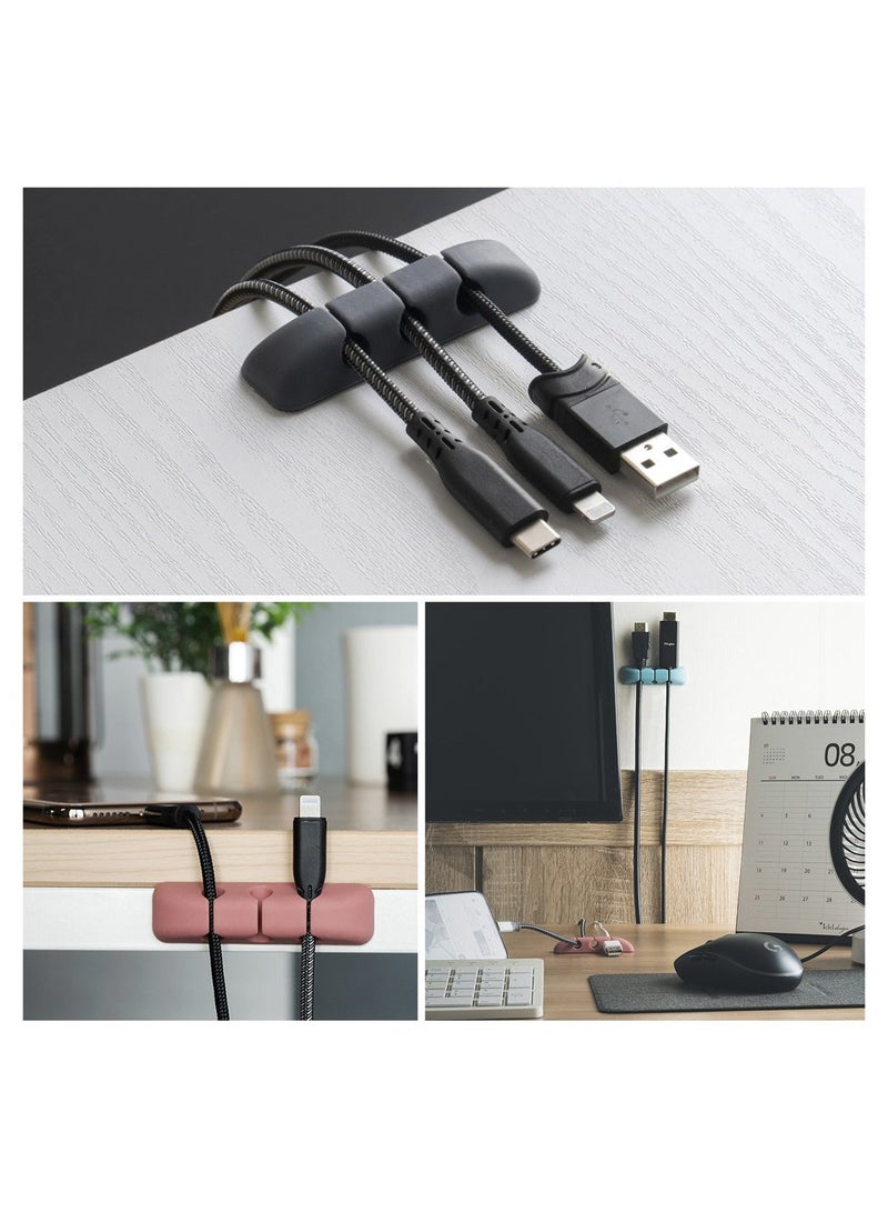 Ringke - Cable Organizer (4 pack) - 4 x 3 Slots - Multicolor Multicolor - Image 4