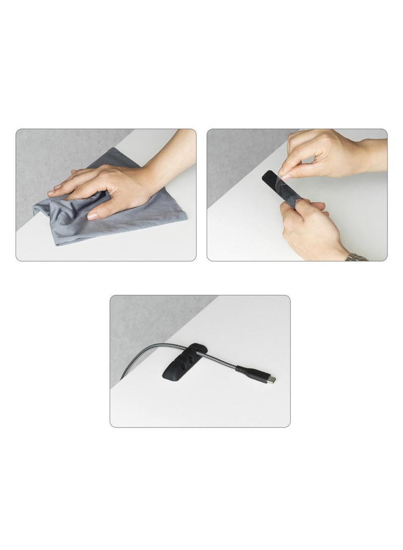Ringke - Cable Organizer (4 pack) - 4 x 3 Slots - Multicolor Multicolor - Image 5