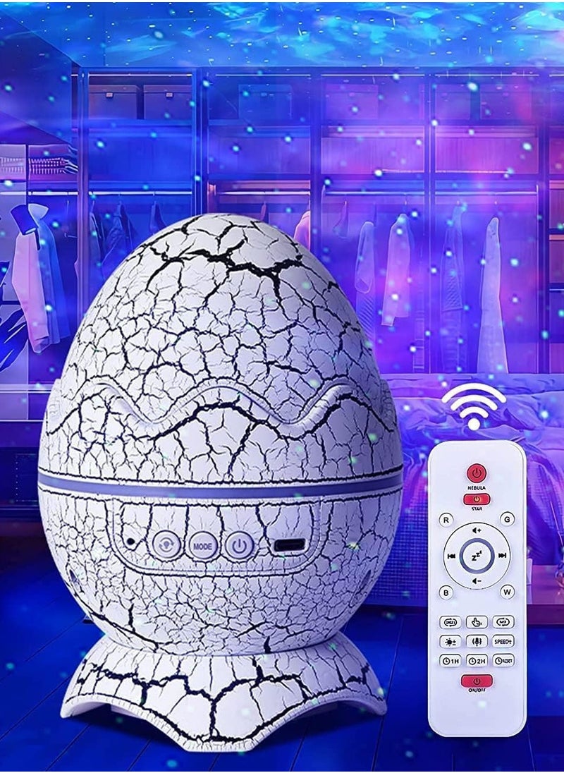 Shopit Star Projector, Dinosaur Egg Starry Light with Wireless Music Player, Nebula,Timer & Remote Control Best Gift & Decoration for Children's and Adults' Bedroom  - Image 1