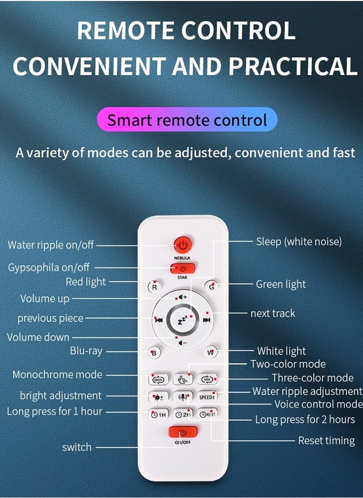 Shopit Star Projector, Dinosaur Egg Starry Light with Wireless Music Player, Nebula,Timer & Remote Control Best Gift & Decoration for Children's and Adults' Bedroom  - Image 4