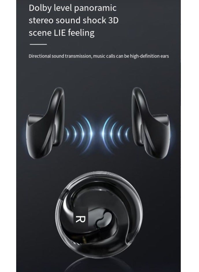 general Small Coconut Ball Bluetooth Headphones Translation Wireless Ear-hook Ultra-long Battery Life Noise Reduction Language Translation Earplugs - Image 4
