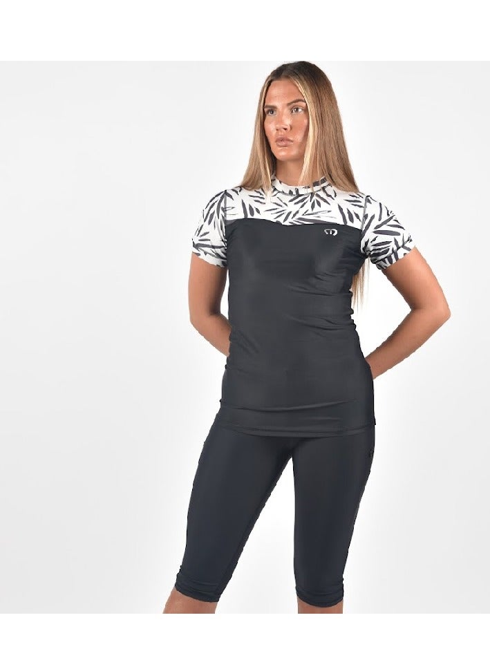 modestly active Short Sleeve Rash Guard Tracey Swimwear - Image 3