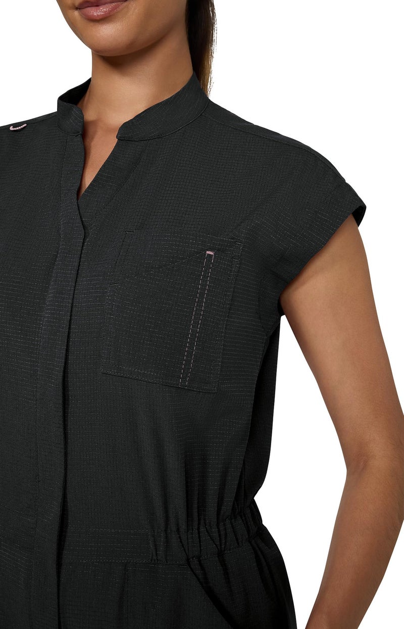 KOI Solis x Anja Women's 9-Pocket Jumpsuit Black X-Large - Image 3