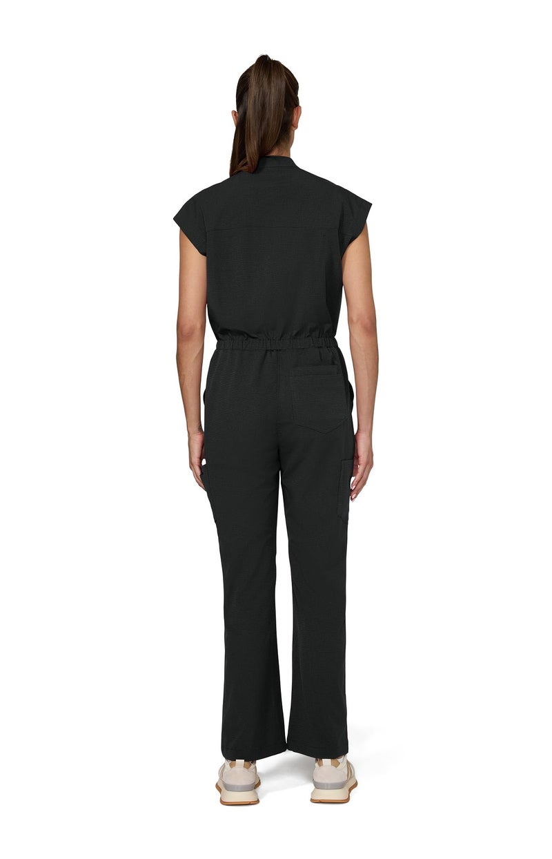 KOI Solis x Anja Women's 9-Pocket Jumpsuit Black X-Large - Image 2