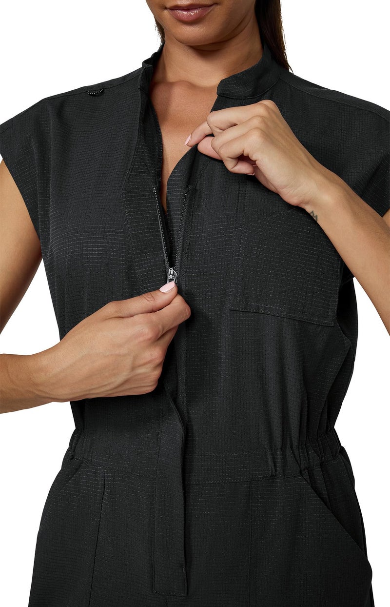 KOI Solis x Anja Women's 9-Pocket Jumpsuit Black X-Large - Image 5