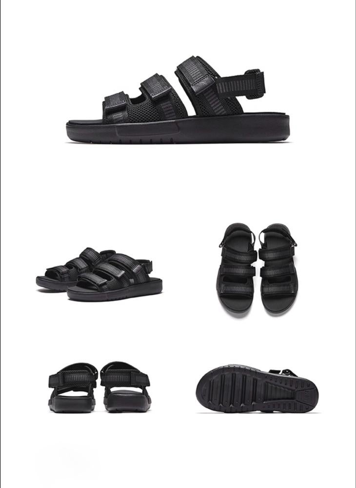 انتا صنادل رجالية أنتا أسودرمادي - Image 3