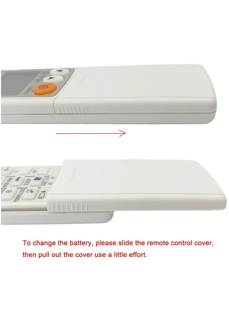 JAJEEK Universal Replacement Remote Control for Mitsubishi Air Conditioner – Compatible with Most Models Like MSZ-A12NA, MSZ-GE09NA, MSZ-A15NA, MSZ-D30NA, MSZ-A24NA-1, KM07M, KM15E (Celsius Display) - Image 4