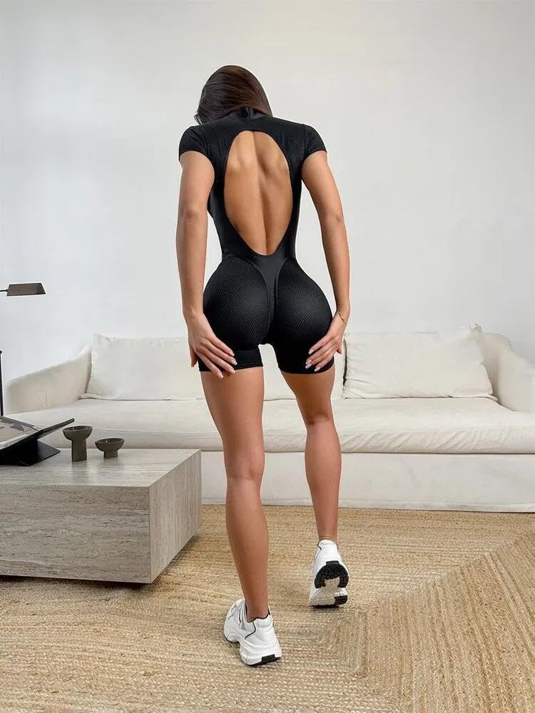 Bona Fide One Piece Workout Jumpsuits for Women - Athletic Romper Jumpsuit with Tummy Control and Butt Lifting for Yoga, Gym - Image 5