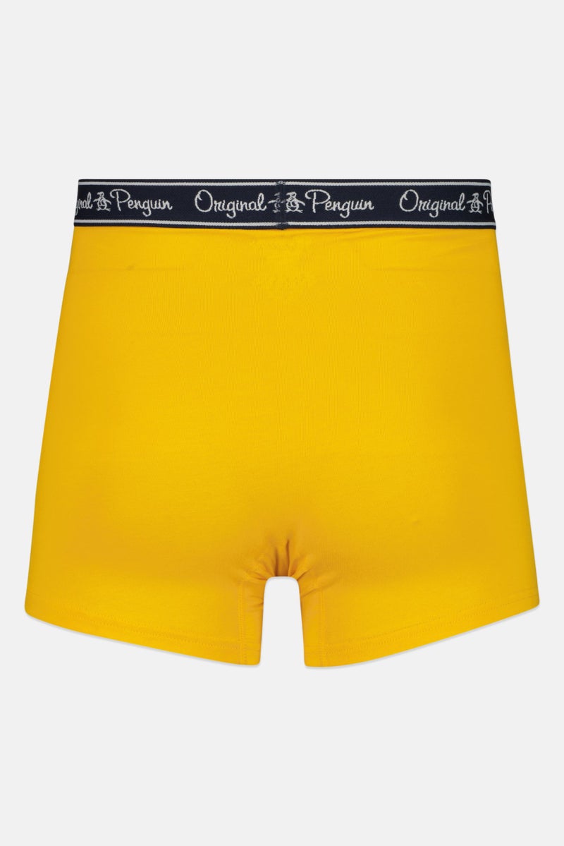Original Penguin Men 3 Pieces Plain Boxer Briefs, Navy  - Image 3