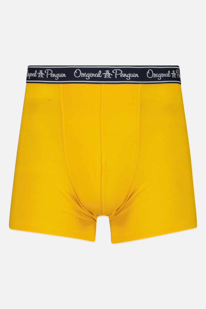 Original Penguin Men 3 Pieces Plain Boxer Briefs, Navy  - Image 5