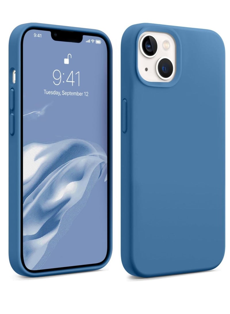 "ELTRAZONE Ultra Slim Silicone Case for iPhone 13 Plus – Shockproof Liquid Silicone with Soft Microfiber Lining and Anti-Scratch Protection" - Image 1