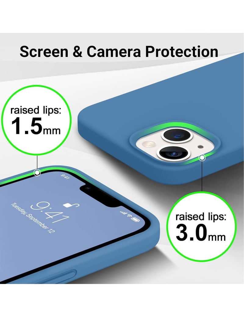 "ELTRAZONE Ultra Slim Silicone Case for iPhone 13 Plus – Shockproof Liquid Silicone with Soft Microfiber Lining and Anti-Scratch Protection" - Image 4