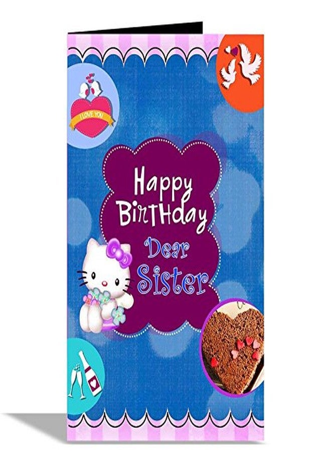 Alwaysgift Happy Birthday Dear Sister Greeting Card - Image 1