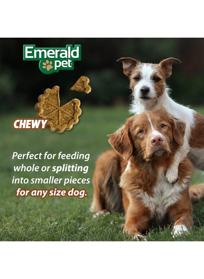 Emerald Pet - Emerald Pet Quiche Royale Premium Training Dog Treats - Healthy and Tasty Natural Dog Chews Made with Real Eggs - Limited Ingredient Dog Treats Made in The USA - Bacon & Cheese Treats, 6 oz - Image 1