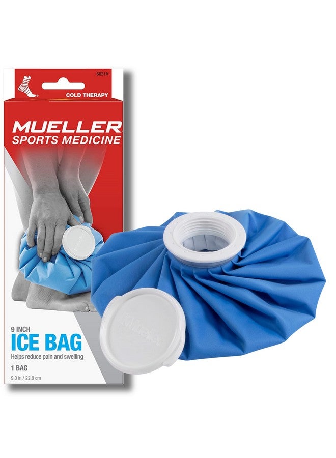 Mueller MUELLER Sports Medicine Reusable Ice Pack, Cold Bag for Injuries and Pain Relief, Cold Therapy, Blue, 9 Inch Bag - Image 1