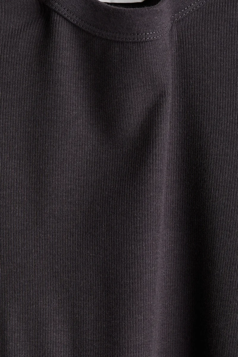 H&M Ribbed Modal-Blend Top