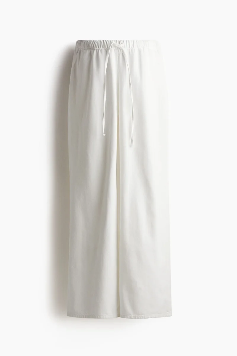 H&M Mama Denim Drawstring Trousers