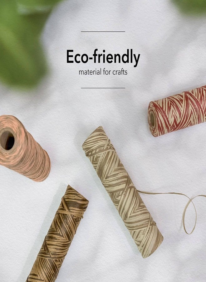 GoDear Design 371 Yards Paper Raffia Ribbon, 3 mm Wide Twisted Natural Birch Beige Ribbon for Gift Wrapping, Crafts, Home Decor - Image 5