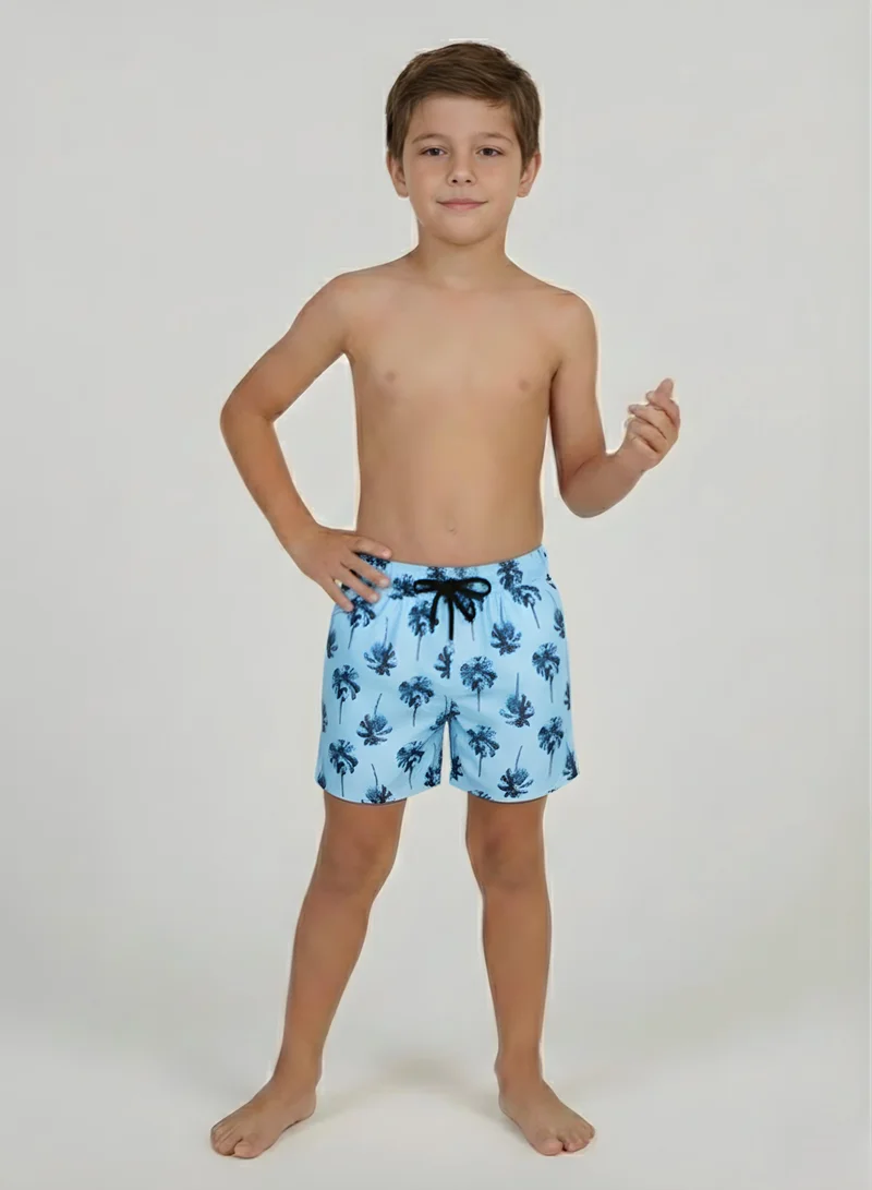 جاست نيتشر شورت سباحة فقاعات النخيل للأطفال
