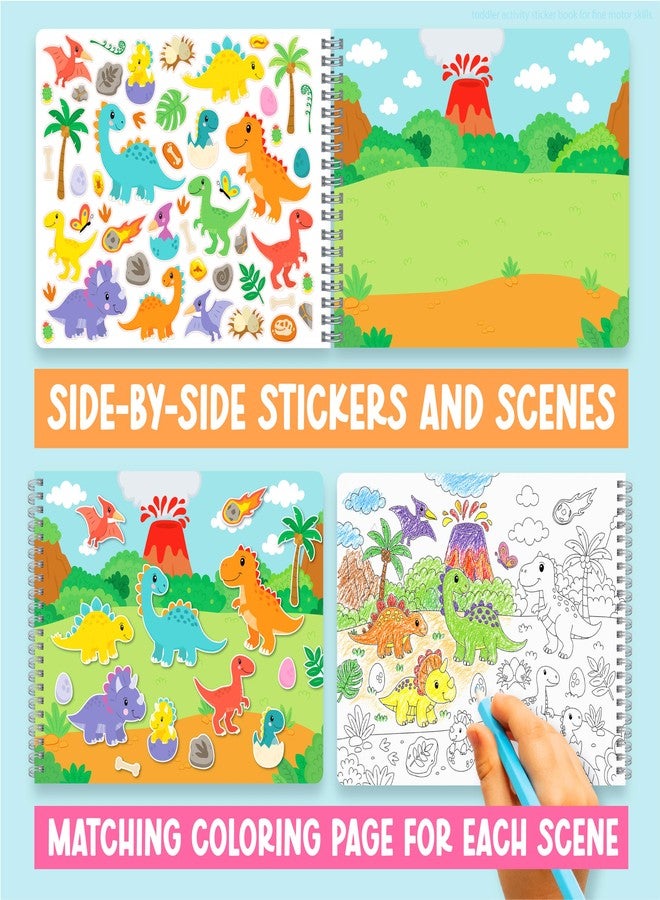 Hadley Designs Sticker Books for Toddlers 2-4 Years - Toddler Sticker Book Preschool Learning Activities, Kids Stickers Ages 2-4, Quiet Books for Toddlers 3-5, Kids Travel Activities, Educational Toy Toddler Gifts - Image 3