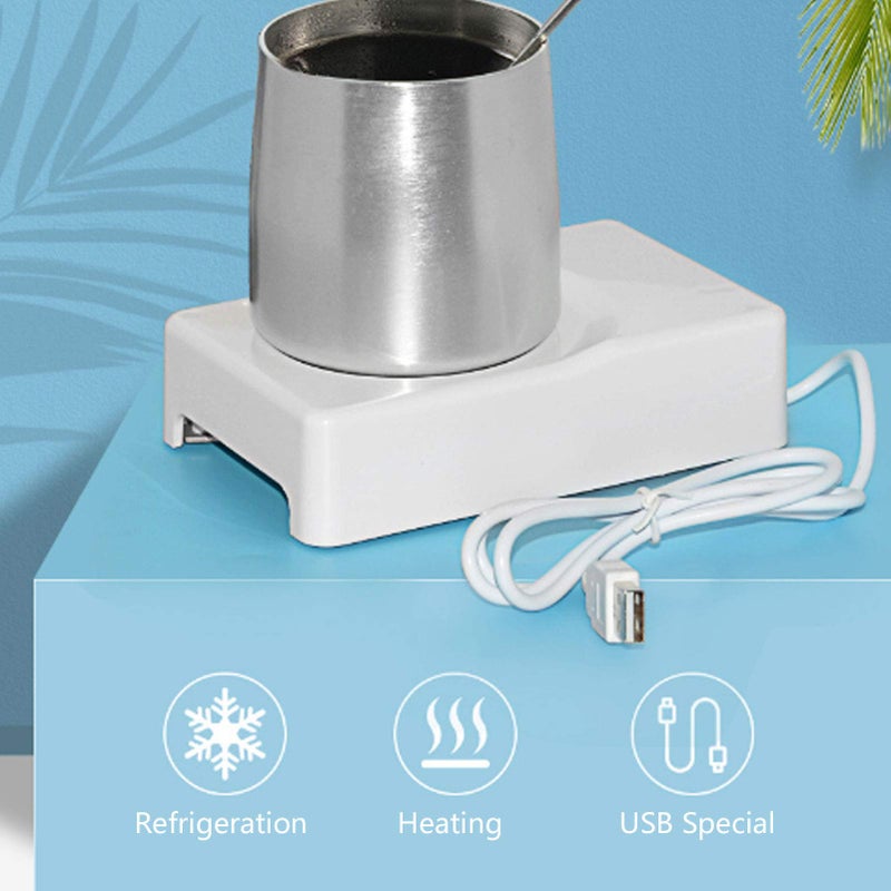 Smart Car Cup Holder Cooler And Warmer Insulated Electric Beverage Mug For Travel Office - Image 3