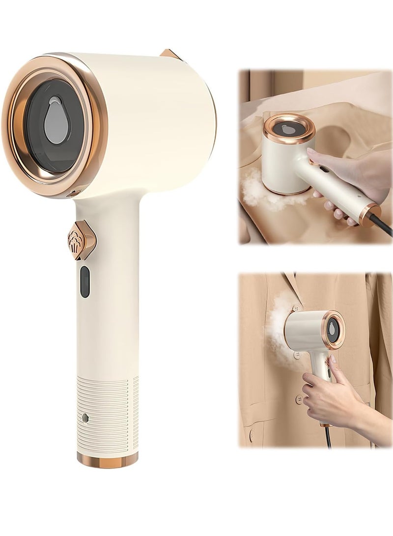 MDHL Portable Mini Ironing Machine, Travel Mini Steam Iron, Handheld Garment Steamer with Fast Preheating for Steam Dry Ironing, Ideal for Home and Travel - Image 1