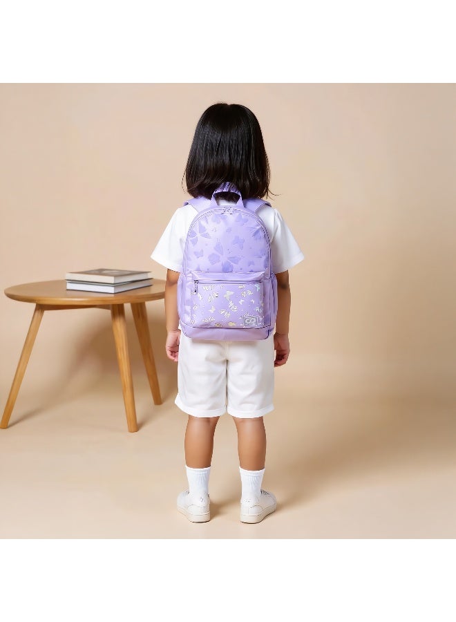 sami_studio 17 Inch Backpack-Butterfly-Collection-2 Cmprt With Zip- (Polyester ) Multicolor \ 43X28X13 - Image 3