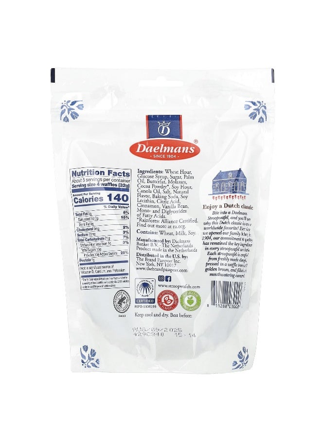 Daelmans Daelmans, Stroopwafels Minis, Chocolate, 5.29 oz (150 g)  - Image 2