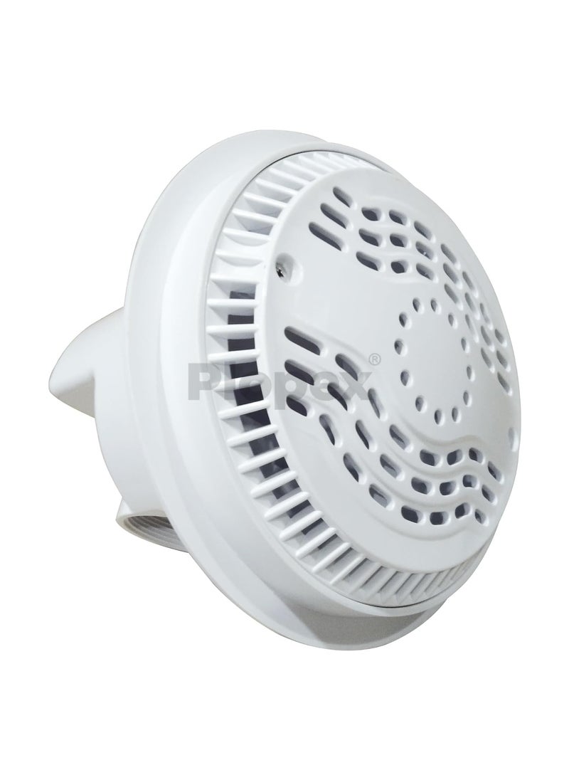 PLOPEX - Plopex Swimming Pool Round Anti Suction Main Drain Cover Full Body Side 2 inch Bottom 15 Inch Internal Thread Connection Underwater Jali Durable Floor Rapid Outflow System - Image 1