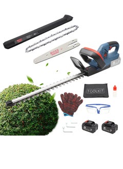 BOSS LIFE STYLE Cordless Hedge Trimmer - Electric Shrub Cutter with Rechargeable Battery & Charger for Effortless Hedge Clipping, Grass Trimming, and Pristine Landscaping  - Image 2