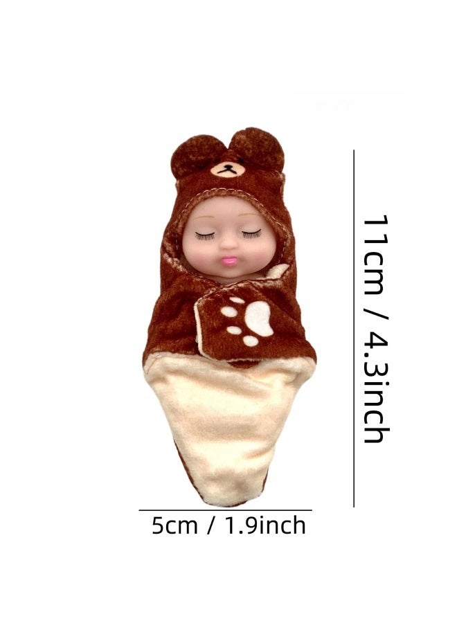 general 4-inch mini sleeping doll in the palm of your hand doll gift box set doll the best gift for family and friends - Image 4