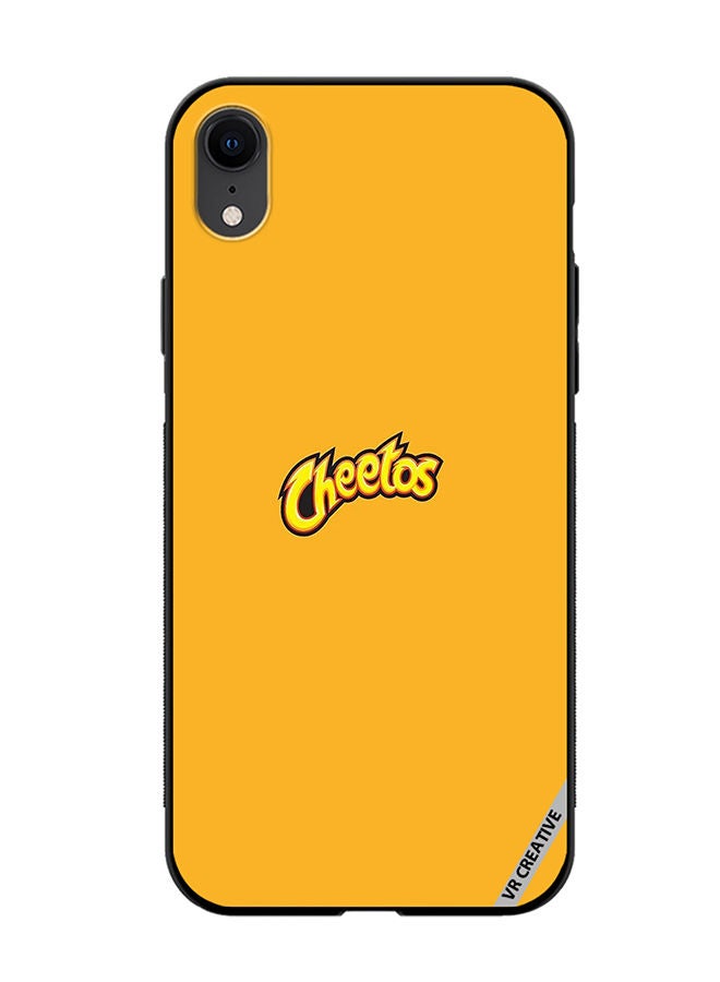 VR CREATIVE Protective Case Cover For Apple iPhone XR Cheetos Design Multicolour - Image 1