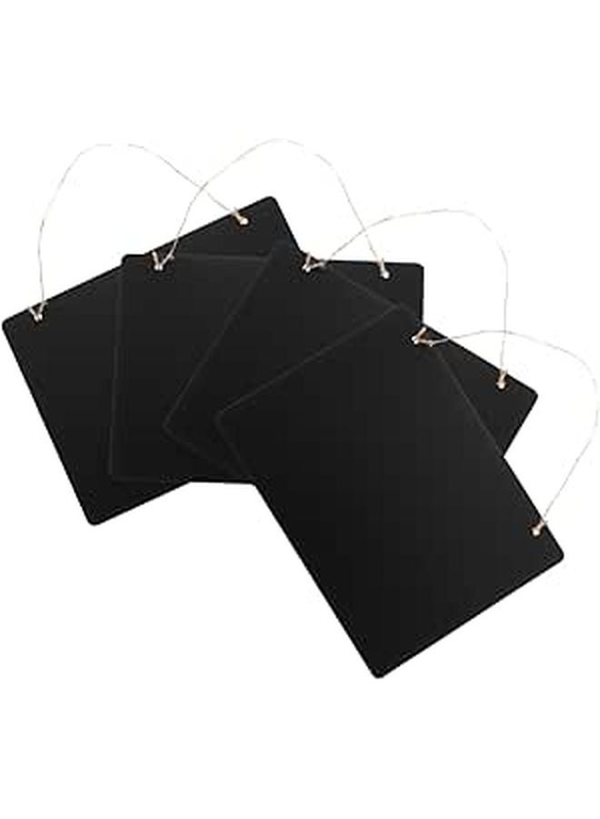 Vintage Erasable Double Sided Wooden Chalkboard Signs Rustic Charm for Home Wedding Shop - Image 1