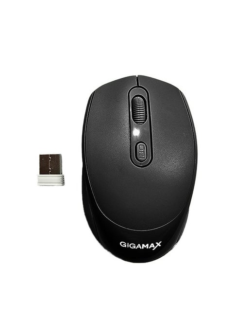 Wireless Desk office Mouse, G-1400, 1600 DPI Wired/Wireless Functional Mouse with 3 Modes Connectivity, Bluetooth and 2.4G Wireless, 4 Macro Buttons, Long Lasting Rechargeable Battery Capacity and for PC/Mac/Laptop , black