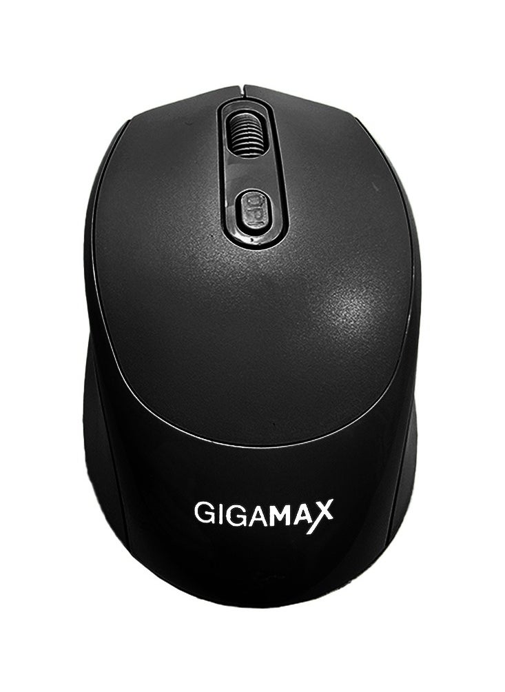 Wireless Desk office Mouse, G-1400, 1600 DPI Wired/Wireless Functional Mouse with 3 Modes Connectivity, Bluetooth and 2.4G Wireless, 4 Macro Buttons, Long Lasting Rechargeable Battery Capacity and for PC/Mac/Laptop , black