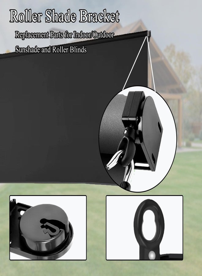 U/D UD Universal Replacement Mounting Bracket for IndoorOutdoor Roller Shade, Roller Blind Accessories (Black Cordless Bracket) QSZJ - Image 4