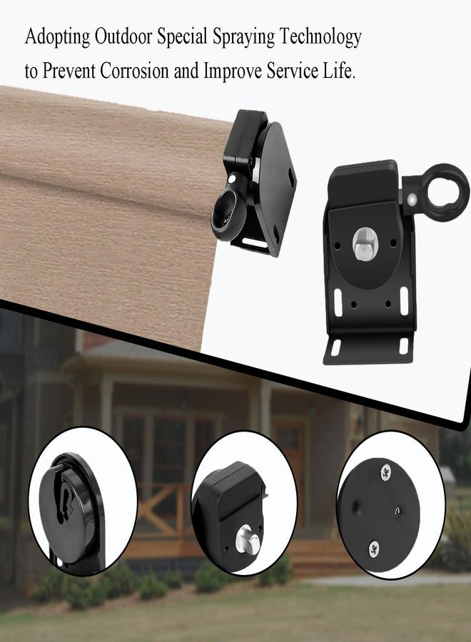 U/D UD Universal Replacement Mounting Bracket for IndoorOutdoor Roller Shade, Roller Blind Accessories (Black Cordless Bracket) QSZJ - Image 3