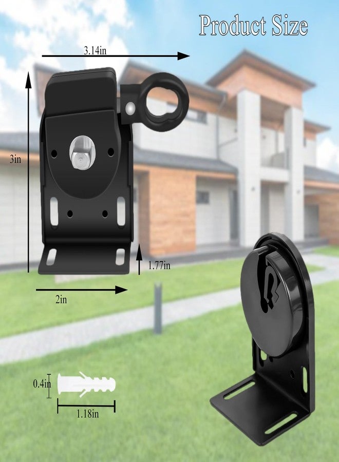 U/D UD Universal Replacement Mounting Bracket for IndoorOutdoor Roller Shade, Roller Blind Accessories (Black Cordless Bracket) QSZJ - Image 2