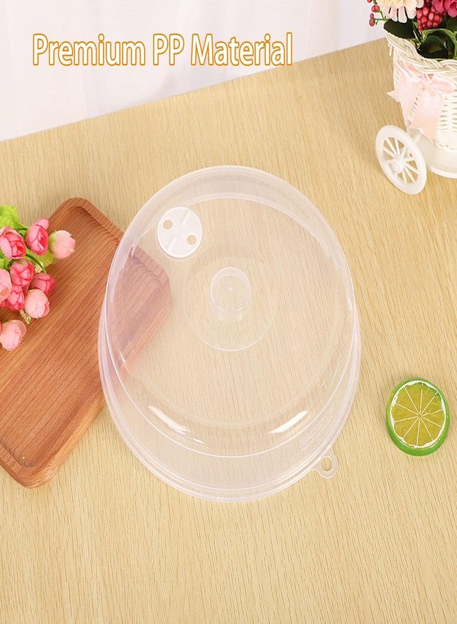 CHEOTIME Microwave Cover For Food, Microwave Splatter Cover Microwaves Lids Foods Covers Lid Plastic Microwaves Food Lid Covering for Splatter Guard shield(Small) - Image 4