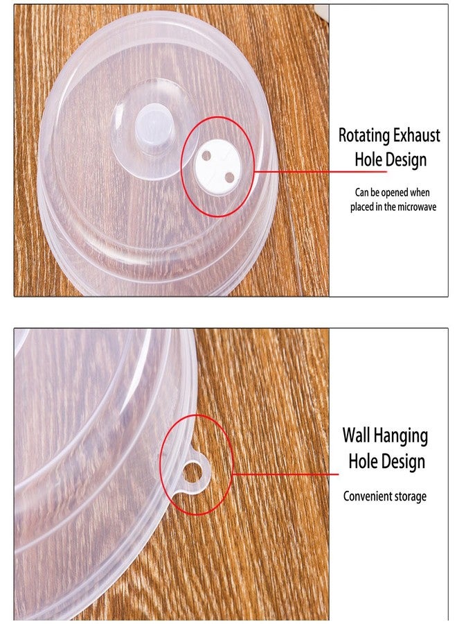 CHEOTIME Microwave Cover For Food, Microwave Splatter Cover Microwaves Lids Foods Covers Lid Plastic Microwaves Food Lid Covering for Splatter Guard shield(Small) - Image 5