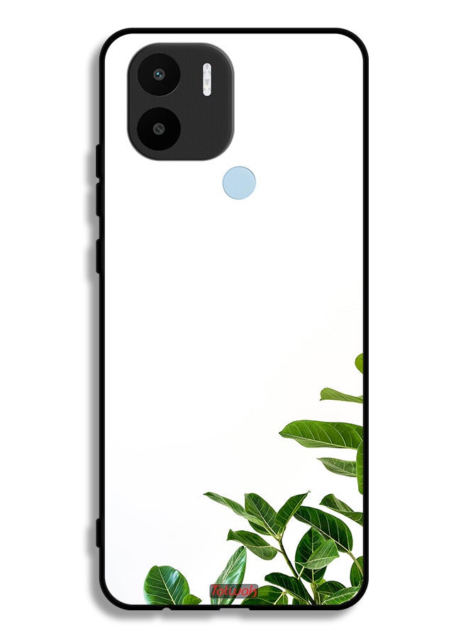 Tolwak Xiaomi Redmi A1 Plus Protective Case Cover Josh Calabrese Leaves - Image 2