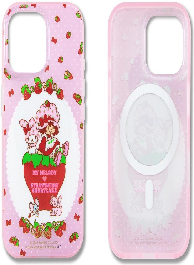 Sonix Protective Cases for iPhone 15 Series | Compatible with MagSafe | 10ft Drop Tested (My Melody x Strawberry Shortcake, iPhone 15 Pro) - Image 1