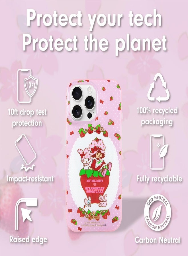 Sonix Protective Cases for iPhone 15 Series | Compatible with MagSafe | 10ft Drop Tested (My Melody x Strawberry Shortcake, iPhone 15 Pro) - Image 4