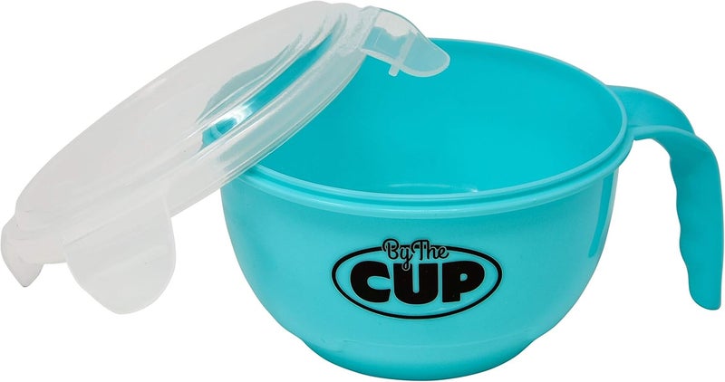 By The Cup Microwave Bowl with Handle LockingClip Lid and Steam Release Vent BPAfree Pack of 3 - Image 5