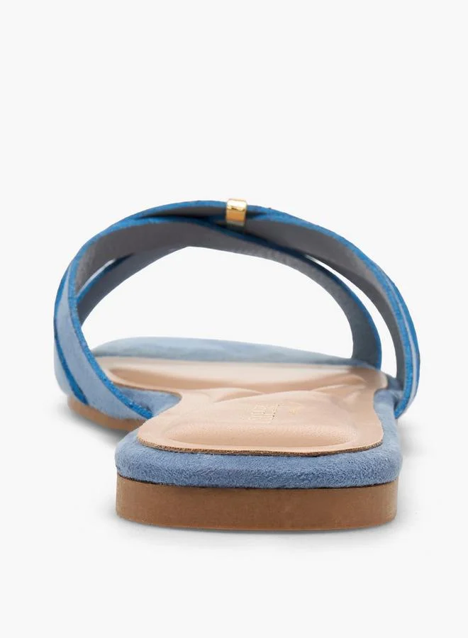 Celeste BLUE Women Slip-On Sandals for Women | Best Price UAE